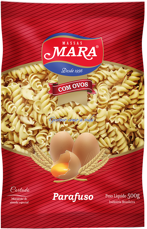 imagem de Macarrao Mara Ovos Parafuso 500G