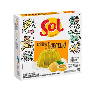 imagem de Gelatina Sol Maracuja 20G