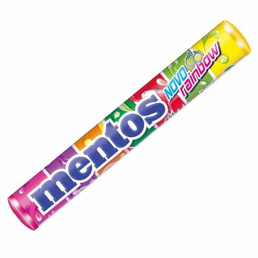 imagem de Goma Masc Mentos Stick Rainbow 37,5G