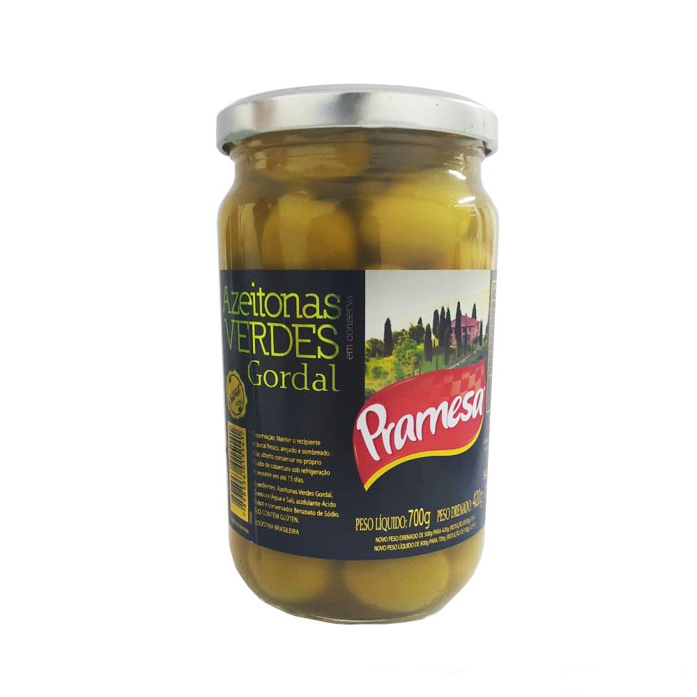 imagem de Azeitona Vidro Pramesa Gordal 400G