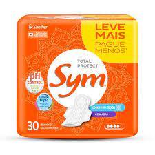 imagem de Absorvente Sym Lv+Pg- Com Aba Seca Com 30