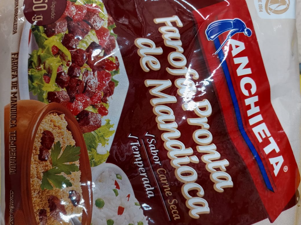 imagem de Farofa Mandioca Anchieta Carne Seca 250G