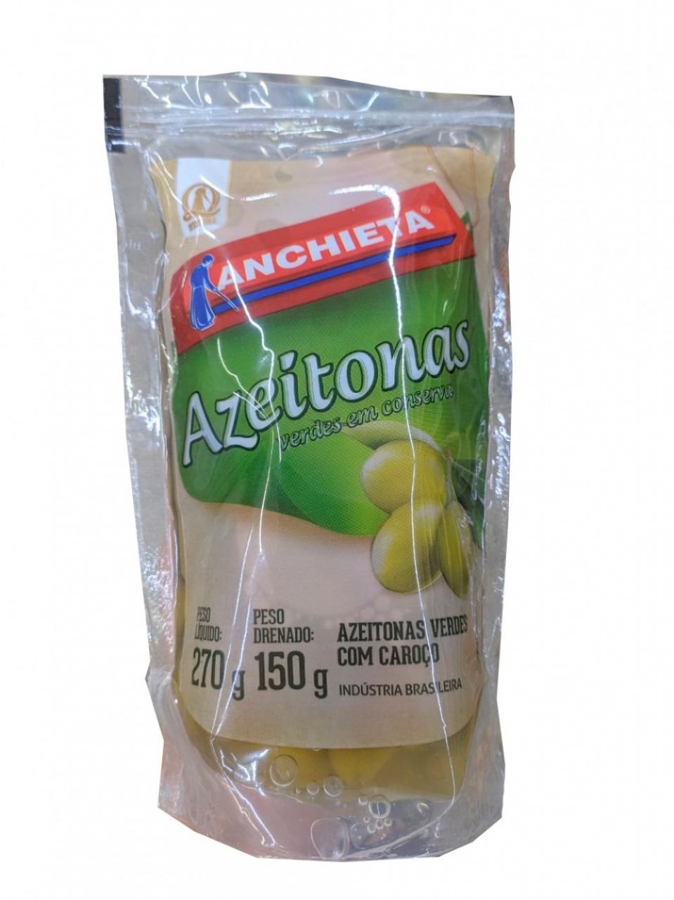 imagem de Azeitona Vidro Anchieta Sem Caroco Pouch 150G