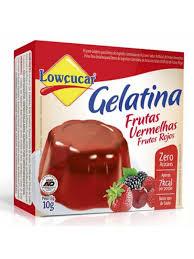 imagem de Gelatina Lowcucar Diet Fts Verm 10G