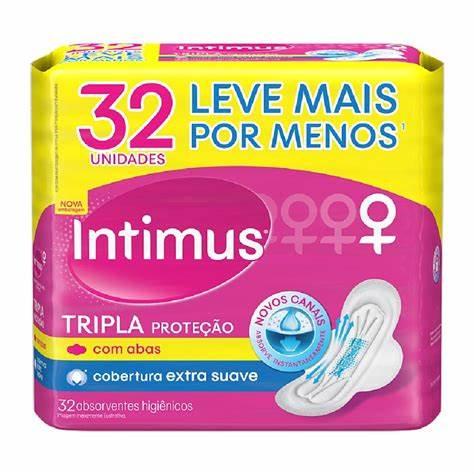 imagem de Absorvente Inteiro Gel Com Aba Normal Com 32 Suave