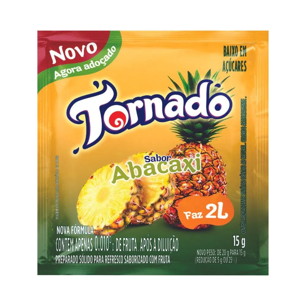 imagem de Refresco Tornado Abacaxi 15G