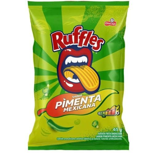imagem de Batata Elma Chips Ruffles Pimenta Mexicana 65G