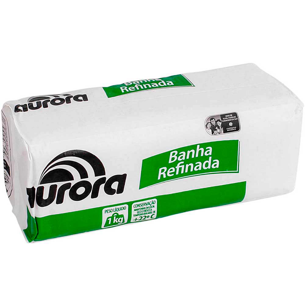 imagem de Banha Aurora De Porco 1Kg