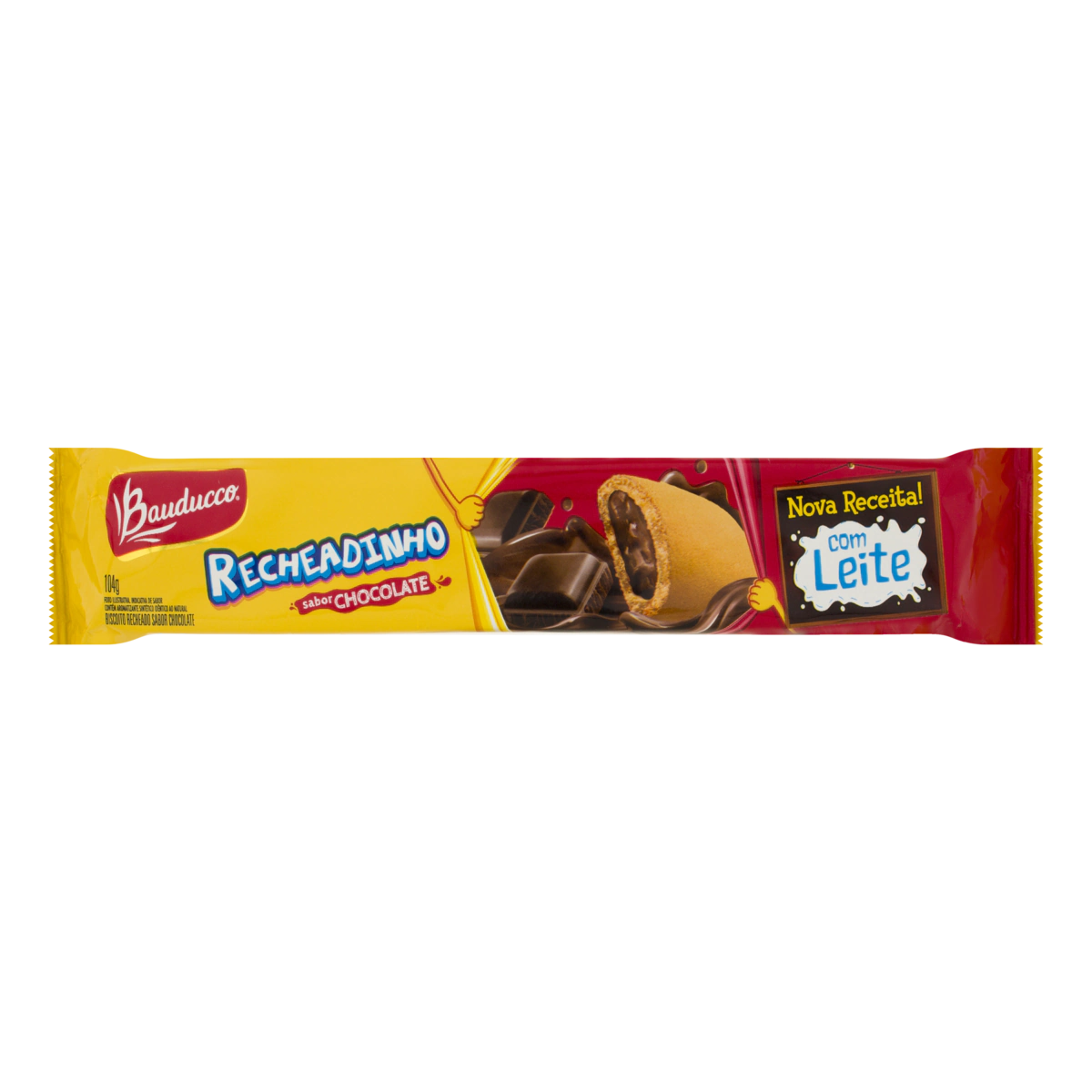 imagem de Biscoito Bauducco Recheadinho Chocolate 104G