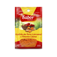 imagem de Acafrao E Pimenta Caiena Sabor 10G