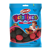 imagem de Bala Docile Gelatines Amora 80G