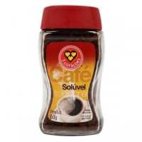 imagem de Cafe 3 Coracoes Soluvel Tradicional Vidro 50G