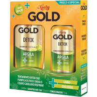 imagem de Kit Niely Gold Sh+Condicionador 300Ml Detoxigenada Limao