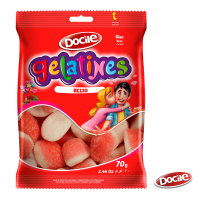 imagem de Bala Docile Gelatines Beijo 70G