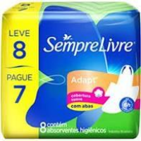 imagem de Absorvente S Livre Espec Ada Sua Com  8 L8P7 Com Ab