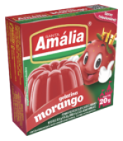 imagem de Gelatina Santa Amalia Morango 20G