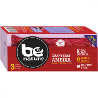 imagem de Barra Frutas Be Nature Cranberry Com 3 90G