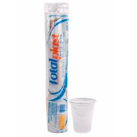 imagem de Copo Descartavel Tot. Plast 200Ml Branco Com 100