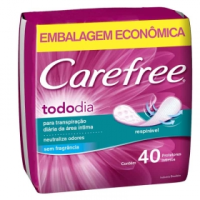 imagem de Protetor Diario Carefree Com 40 T Dia Sem Perfumado