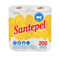 imagem de Toalha de Papel Santepel 2Un 200F Bca