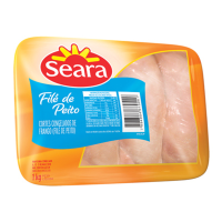 imagem de Carne Frango Seara File Peito Congelado Bandeija 1Kg